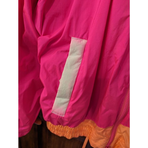1990's Neon Jacket CB Sports Windbreaker Jacket -Women's Medium - Picture 8 of 12